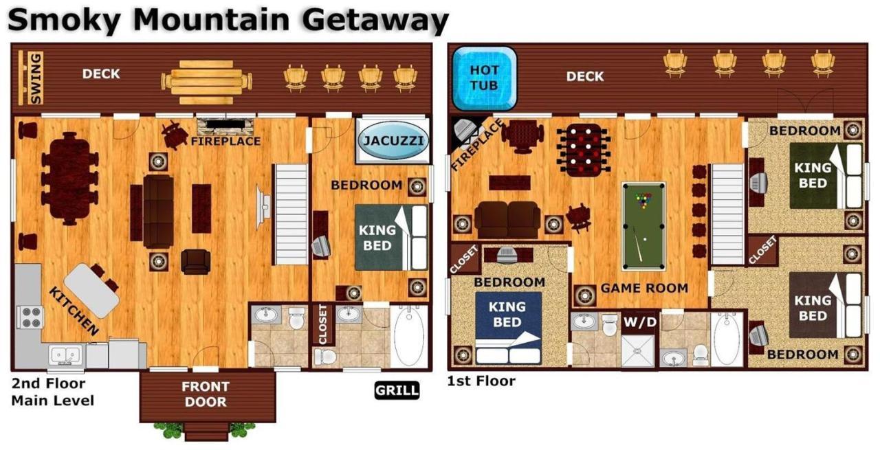 Smoky Mountain Getaway #435 Villa Sevierville Esterno foto